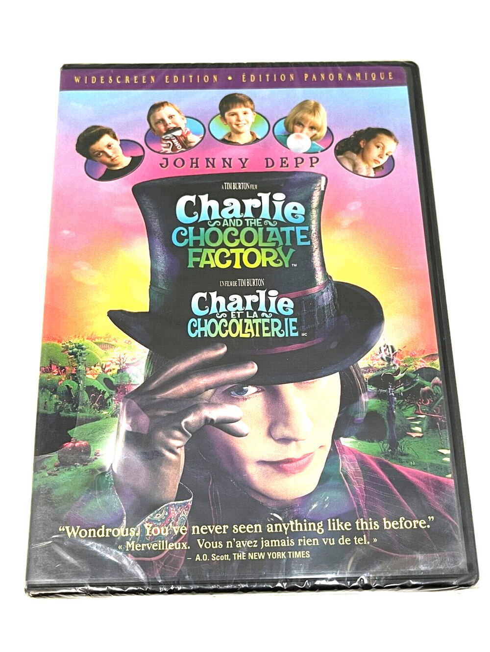 Charlie and the Chocolate Factory DVD - Brand New Sealed - Johnny Depp - WS